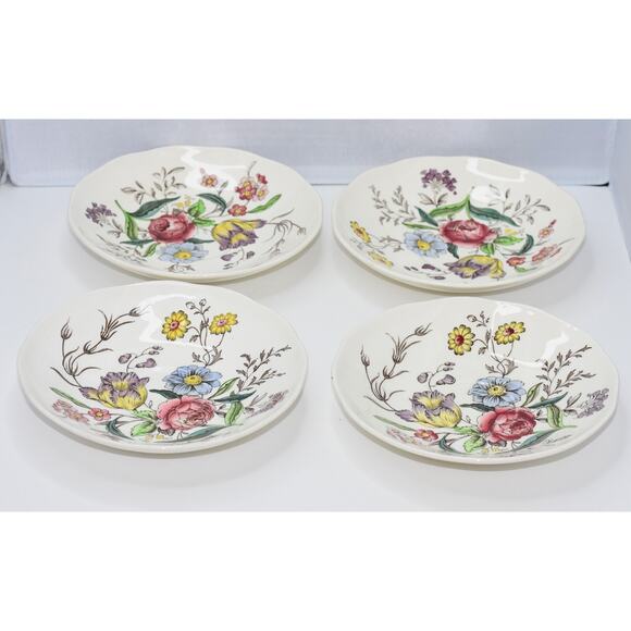 Copeland Spode Gainsborough Marlborough Tea Cup and Saucer Plates - 6pc set - Picture 5 of 15